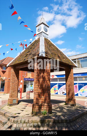 Town Clock Sheaf Street Daventry Northamptonshire UK Stock Photo