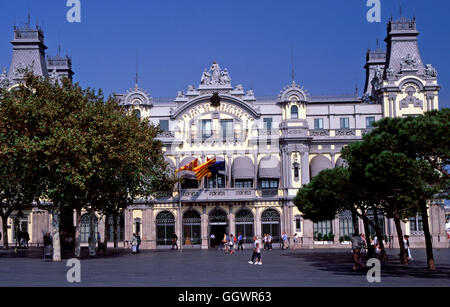 Port of Barcelona Building,Spain Stock Photo