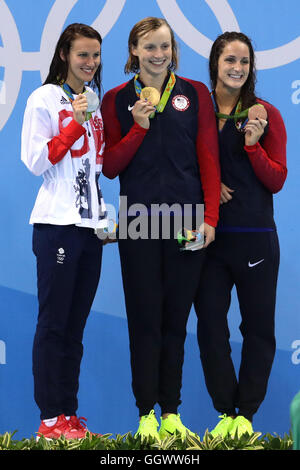 Katie Ledecky ( USA ) Gold medal, Swimming, Women's 1500m Freestyle ...