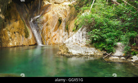 Beautiful waterfall landscape Stock Photo