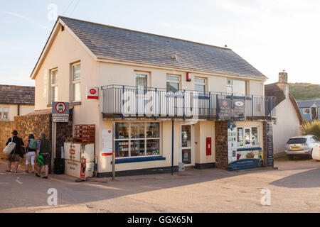 The village post office at Hope Cove, Devon , England, United Kingdom. Stock Photo