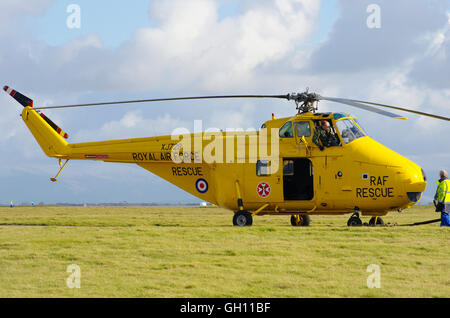 Westland Whirlwind HAR 10, XJ729, G-BVGE, helicopter at RAF Valley Anglesey Stock Photo