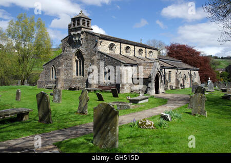 st.michael and all angels church,linton-in-craven,north yorkshire Stock Photo