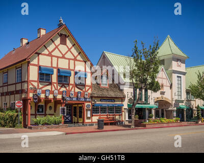 Danish town of Solvang in Santa Ynes, California Stock Photo
