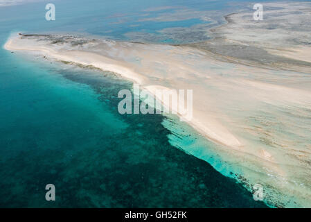 Sand Island in The Quirimbas Archipelago Mozambique Stock Photo