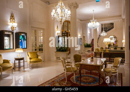 Paris, France, Inside, The Hôtel Ritz, Traditional Luxury Interior ...
