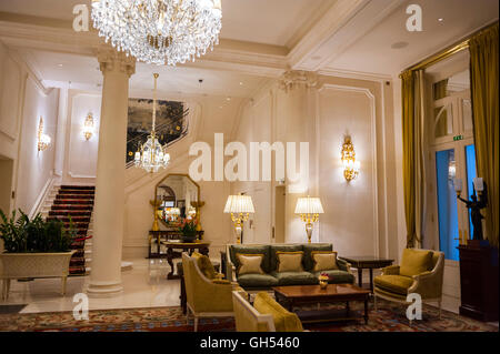 Paris, France, Inside, The Hôtel Ritz, Traditional Luxury Interior ...