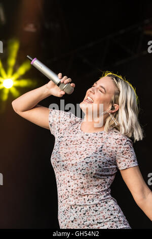 Anne Marie on stage during day one of Capital's Jingle Bell Ball 2018