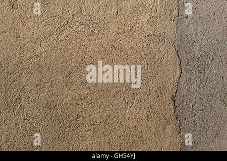 Beige painted stucco wall. Background texture. Stock Photo