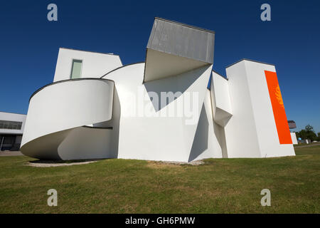 Vitra Design Museum in Vitra Park, architect Frank O. Gehry, Weil am Rhein, Germany. Stock Photo