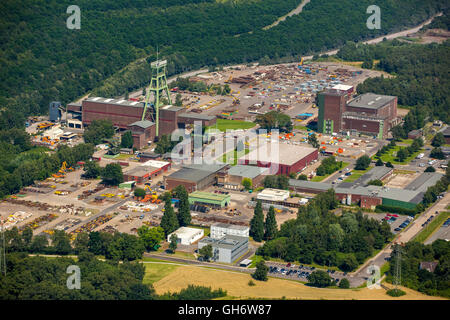 Aerial view, Prosper-Haniel in Bottrop is the last active coal mine in the Ruhr, Bottrop, Ruhr, North Rhine Westphalia, Germany, Stock Photo