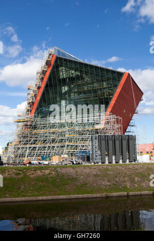 WW2 Museum Construction in Gdansk, Poland Stock Photo