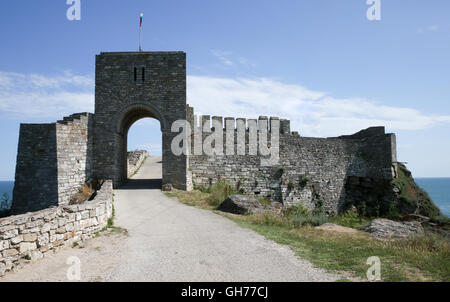 Gate of fortress Kaliakra, Black Sea Coast Stock Photo