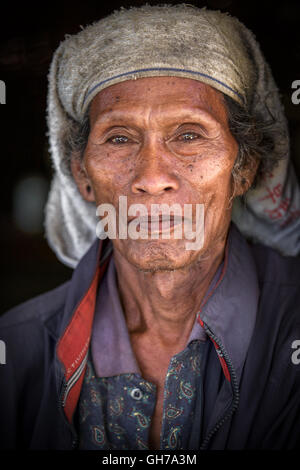 People from the Manobo, Ata tribe on Mindanao – Philippines Stock Photo