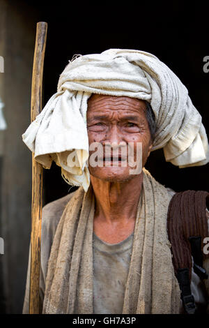 People from the Manobo, Ata tribe on Mindanao – Philippines Stock Photo