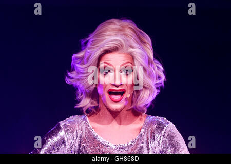 Edinburgh, UK. 9th August, 2016. Press call Panti: High Heels in Low Places. Directed by Philip McMahon as a part of  Edinburgh Fringe Festival 2016 in Traverse Theatre. Pictured Panti Bliss. Pako Mera/Alamy live News Stock Photo