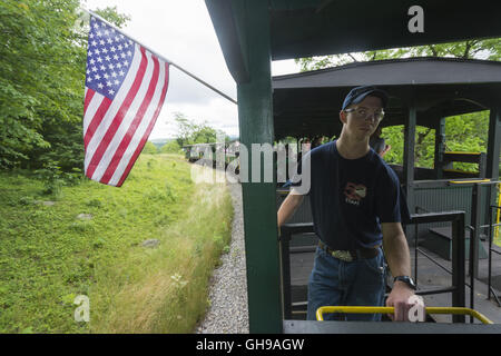 West Virginia, Cass, historic Cass Scenic Railroad Stock Photo