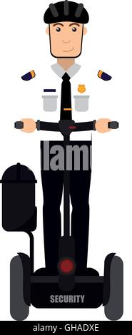 segway transport icon Stock Vector