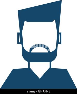 bearded faceless man icon Stock Vector Image & Art - Alamy