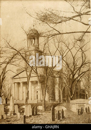 Old New England churches and their children (1906) Stock Photo