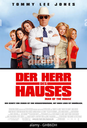 DER HERR DES HAUSES Man of the House USA 2005 Stephen Herek Filmplakat Komödie Regie: Stephen Herek aka. Man of the House Stock Photo