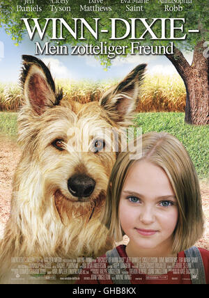 WINN-DIXIE: MEIN ZOTTELIGER FREUND Because of Winn-Dixie USA 2005 Wayne Wang Filmplakat Komödie Regie: Wayne Wang aka. Because of Winn-Dixie Stock Photo