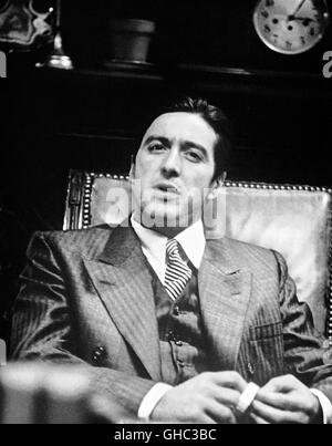 DER PATE The Godfather USA 1972 Francis Ford Coppola Michael Corleone (AL PACINO) Regie: Francis Ford Coppola aka. The Godfather Stock Photo