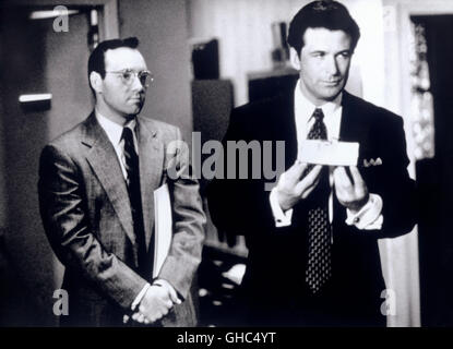 GLENGARRY GLEN ROSS USA 1992 James Foley Film John Williamson (KEVIN SPACEY), Blake (ALEC BALDWIN) Regie: James Foley Film Stock Photo