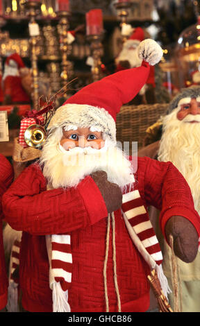 A Santa Claus doll Stock Photo