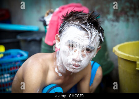 People, faces and stories from Cebu City on Cebu Island – Philippines Stock Photo