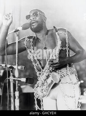 WATTSTAX USA 1973 Mel Stuart Wattstax the concert was a outpouring of music, soul and the black experience. Staged in the LA Coliseum in the summer of 1972. With: ISAAC HAYES, african-american musician Regie: Mel Stuart Stock Photo