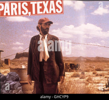 Paris Texas Frankreich/BRD 1984 Wim Wenders Travis (HARRY DEAN STANTON) Regie: Wim Wenders Stock Photo