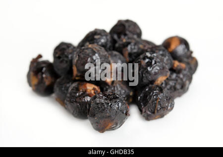 Organic Chinese soapberry or Sapindus Reetha (Also called as Sapindus mukorossi, soap nut tree, shrub, lychee, sapindaceae, soap Stock Photo