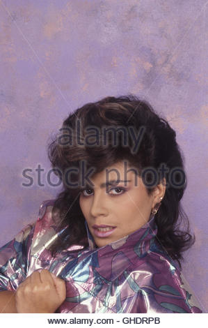 Lisa 'Lisa Lisa' Velez of Lisa Lisa and Cult Jam poses in studio on ...