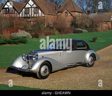 1935 Hispano Suiza K6 Fernandez Darrin Coupe Chauffeur limousine built for Anthony Gustav of the Rothschild banking house Cou Stock Photo