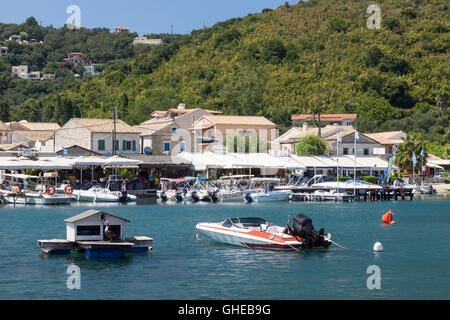 Agios Stefanos Sinion, Northeast Corfu, Ionian Island, Greek Islands, Greece Stock Photo