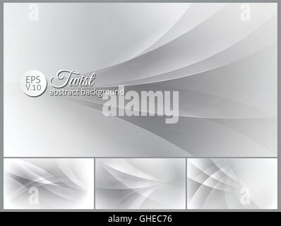 Twist  abstract background. A set of vector background suitable for design element Stock Vector