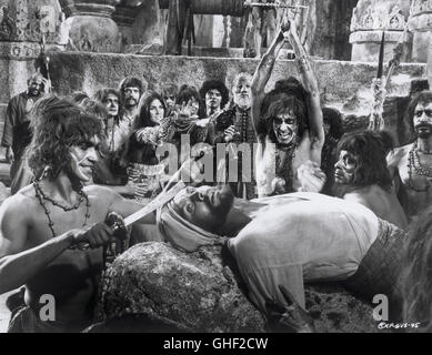 THE GOLDEN VOYAGE OF SINBAD UK/USA 1974 Gordon Hessler Scene with JOHN PHILLIP LAW, CAROLINE MUNRO, DOUGLAS WILMER Regie: Gordon Hessler Stock Photo