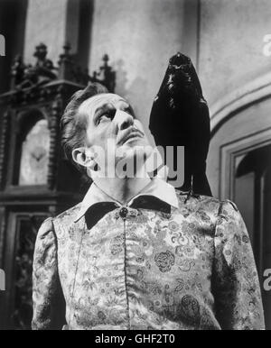 THE RAVEN USA 1963 Roger Corman Dr. Craven (VINCENT PRICE) and the Raven. Regie: Roger Corman Stock Photo