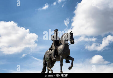 Statue of King Henry IV in Paris Stock Photo