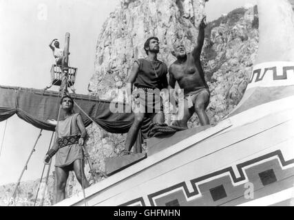 JASON AND THE ARGONAUTS UK/USA 1964 Don Chaffey Acastus (GARY RAYMOND), Jason (TODD ARMSTRONG), Argos (LAURENCE NAISMITH) Regie: Don Chaffey Stock Photo
