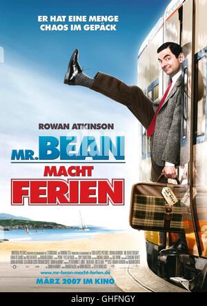 MR. BEAN MACHT FERIEN Mr. Bean's Holiday UK 2007 Steve Bendelack Mr. Bean macht Ferien / Filmplakat Regie: Steve Bendelack aka. Mr. Bean's Holiday Stock Photo