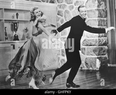 GINGER ROGERS and FRED ASTAIRE as dancing couple. Regie: Mark Sandrich Stock Photo