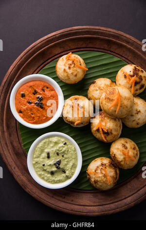 south indian popular food Appe or Appam or Rava Appe Stock Photo