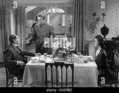 WARNER BAXTER (Adam Stoddard), RICHARD DENNING (Jack Stoddard), INGRID BERGMAN (Emilie Gallatin), SUSAN HAYWARD (Hester Stoddard) Regie: Gregory Ratoff Stock Photo