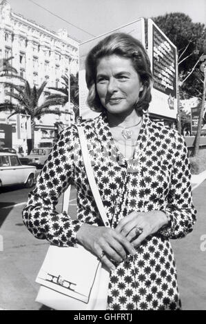 INGRID BERGMAN, Swedish Actress (Day of Birth: 29. August 1915 in Stockholm; Day of Death: 29. August 1982 in London), Ingrid Bergman in Cannes, 1981. Stock Photo