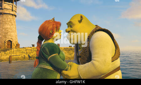 Shrek der Dritte / Shrek and Fiona Regie: Chris Miller/Raman Hui aka. Shrek the Third - Shrek 3 Stock Photo