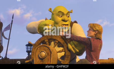 Shrek der Dritte / Shrek und Artie Regie: Chris Miller/Raman Hui aka. Shrek the Third - Shrek 3 Stock Photo
