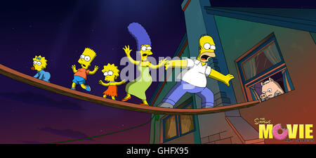 The Simpons, US-American Animation series (since 1989). Photo: Bart Simpson  and Jessica aka. The Simpsons Stock Photo - Alamy