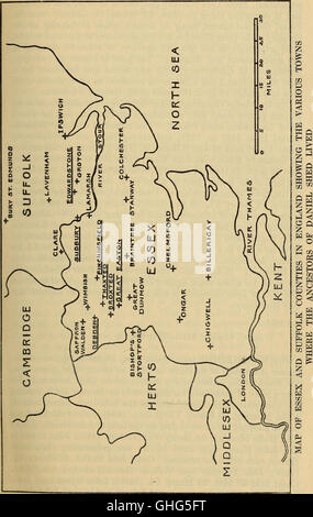 Daniel Shed genealogy - ancestry and descendants of Daniel Shed of Braintree, Massachusetts, 1327-1920 (1921) Stock Photo